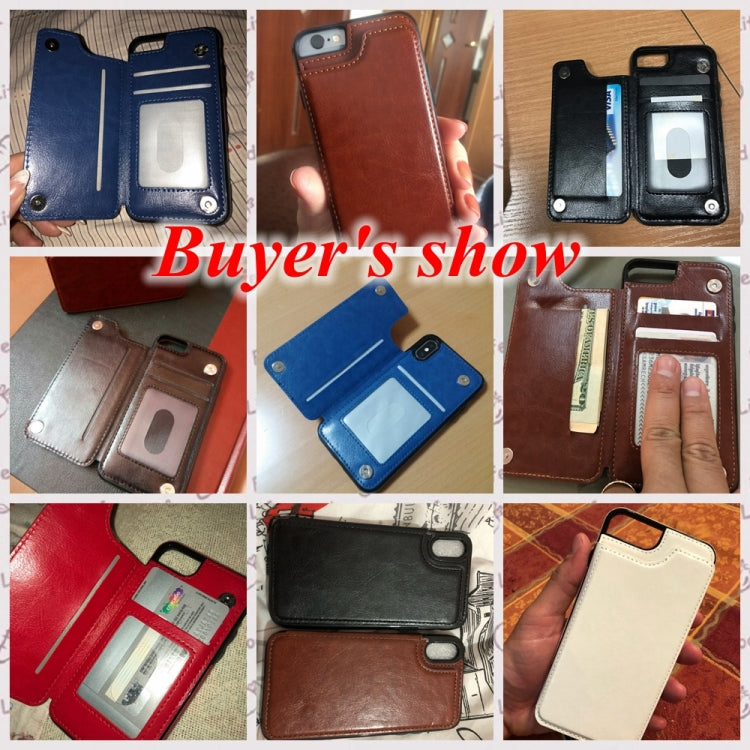 復古PU皮套多卡包手機套保護套 適用於iPhone 6 Plus & 6s Plus