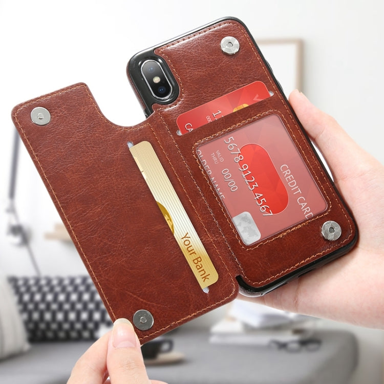 復古PU皮套多卡包手機套保護套 適用於iPhone 6 Plus & 6s Plus
