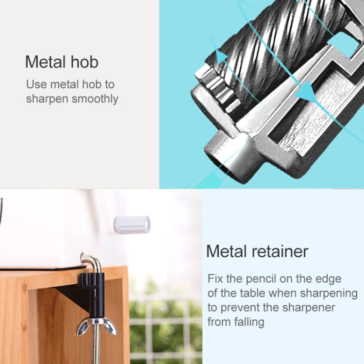 得力文具卷筆刀辦公室學校用品机械手動刨筆機