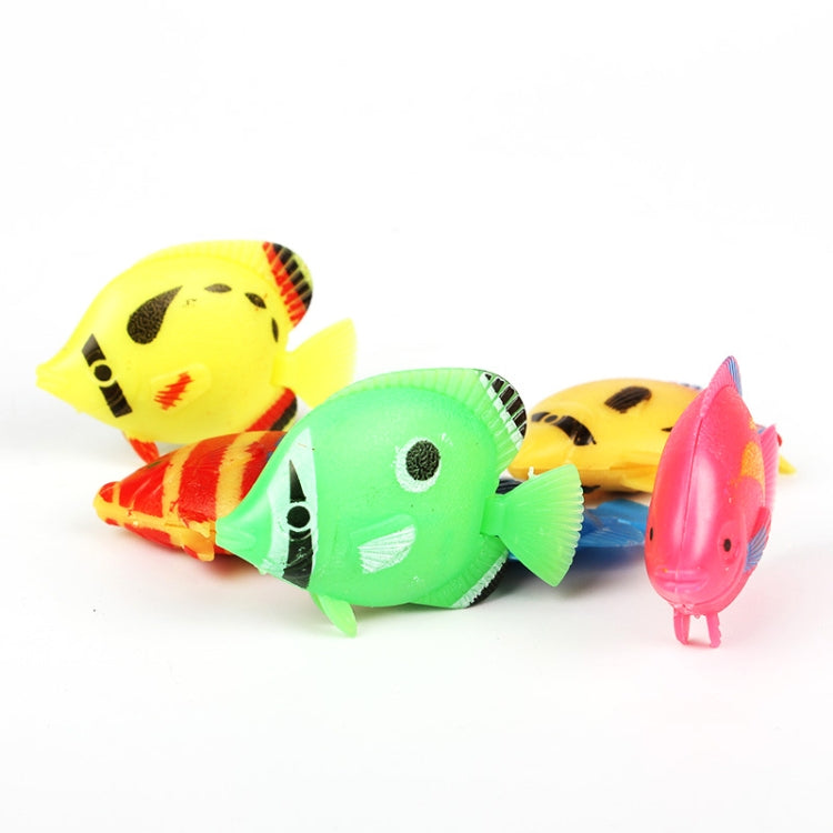 10個一賣 魚缸仿真假魚塑料熱帶魚兒童游泳池玩具, 顏色隨機發貨