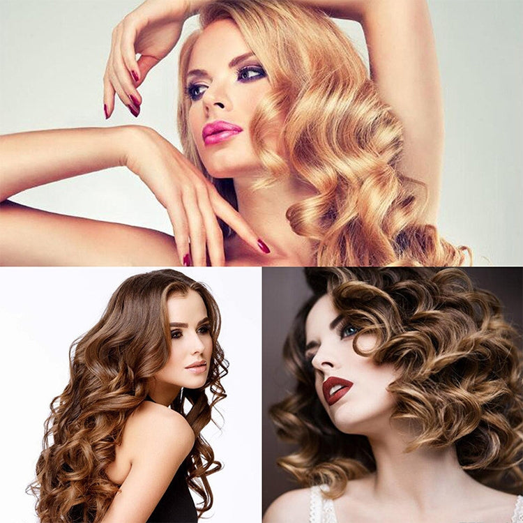 液晶錐形捲髮器鐵管單管陶瓷釉梨花錐