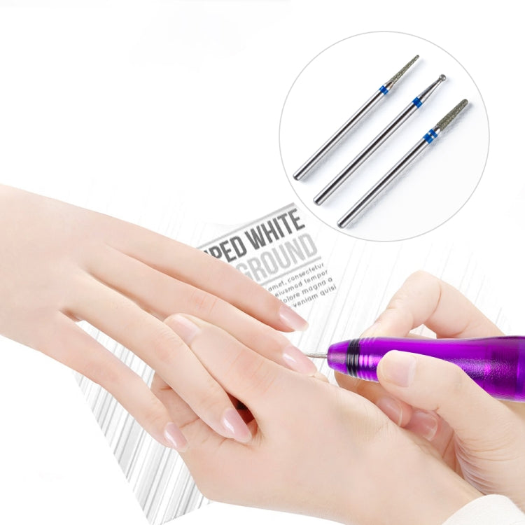 三件一賣 美甲鎢鋼合金打磨頭 拋光工具 打磨機專用打磨頭工具