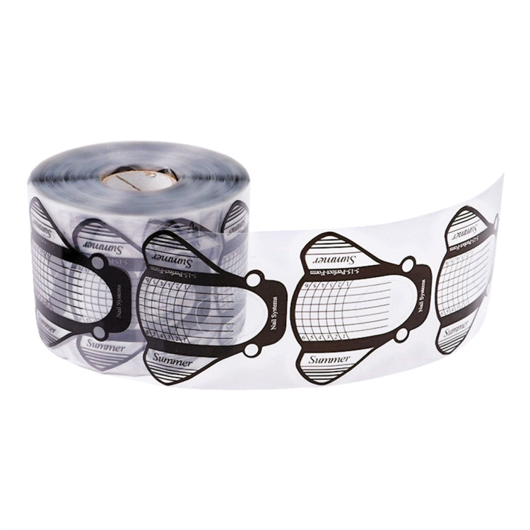 500片一套 美甲透明紙托 水晶甲光療甲專用 光療甲延長紙托