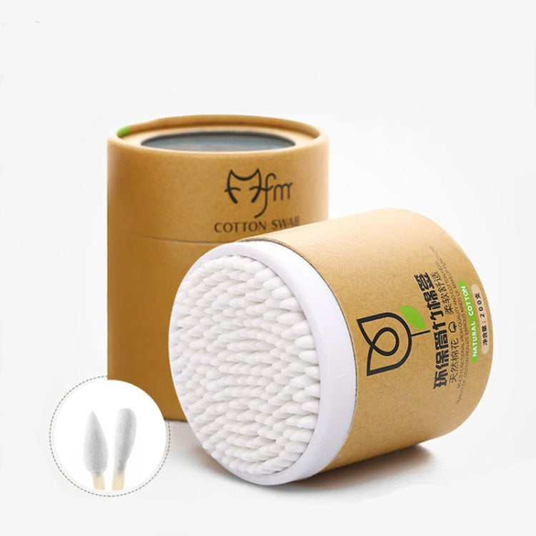 200支/盒 竹棉簽棉棒軟棉花棒化妝棉棒