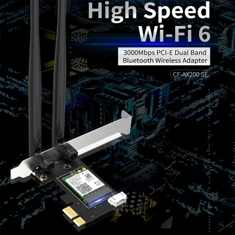 CF-AX200 SE 3000Mbps PCI-E雙頻藍牙無線網卡