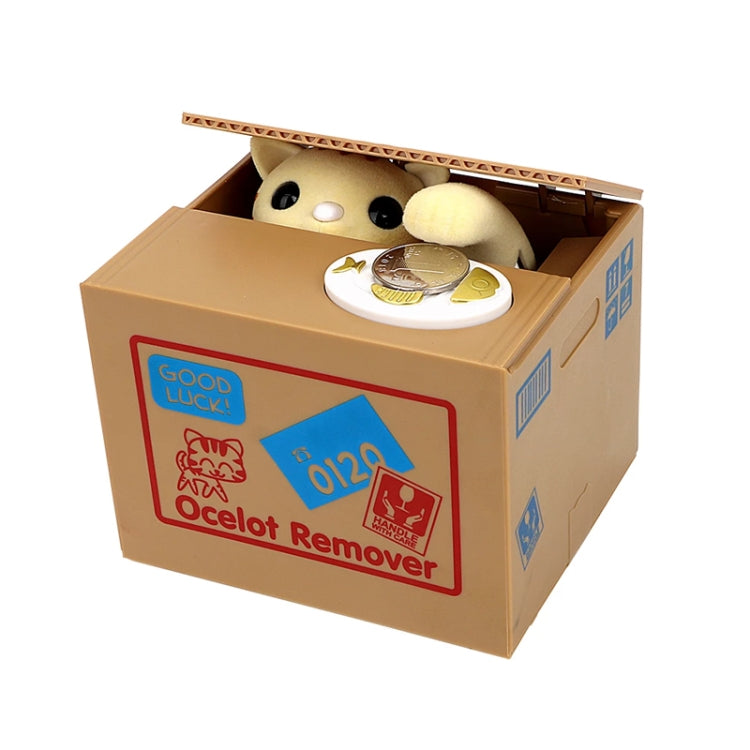 可愛創意吃錢貓儲蓄罐儲錢罐 時尚超萌偷錢貓存錢罐創意儲蓄罐