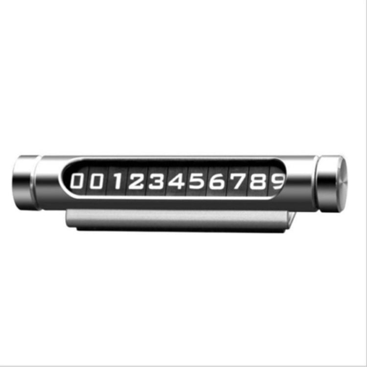 VODOOL 磁吸附設計汽車造型可旋轉夜光汽車臨時停車卡帶電話號碼