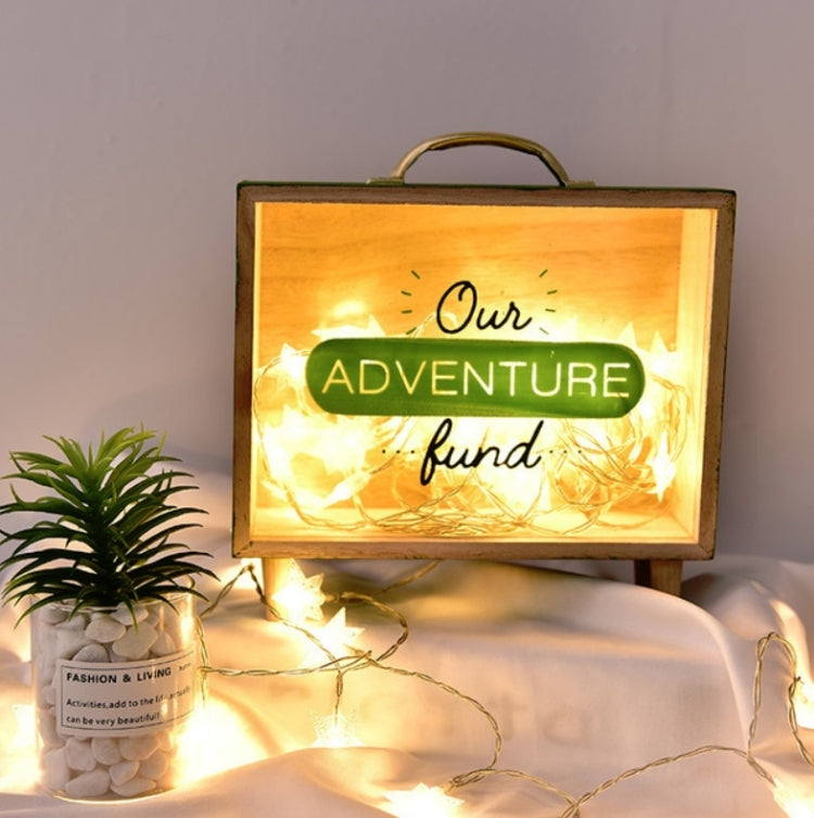 木質存錢罐大容量兒童儲蓄箱創意桌面飾品