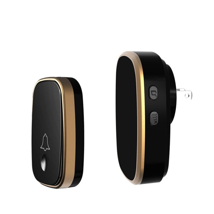 Q188-WW 智能無線搖控防水門鈴呼叫器帶45首和弦音樂 美規/英規/歐規