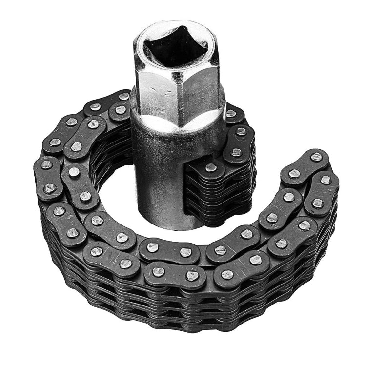 油過濾器鏈扳手扳手卸妝器可調節汽車修理工具