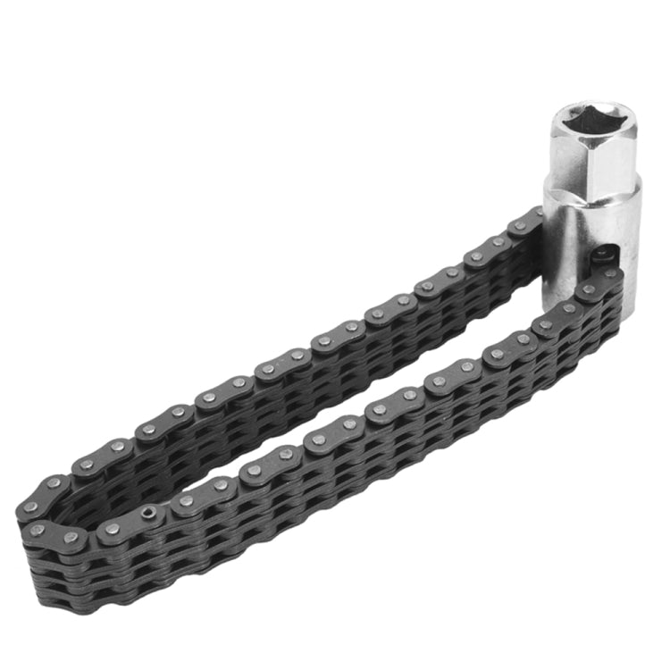 油過濾器鏈扳手扳手卸妝器可調節汽車修理工具