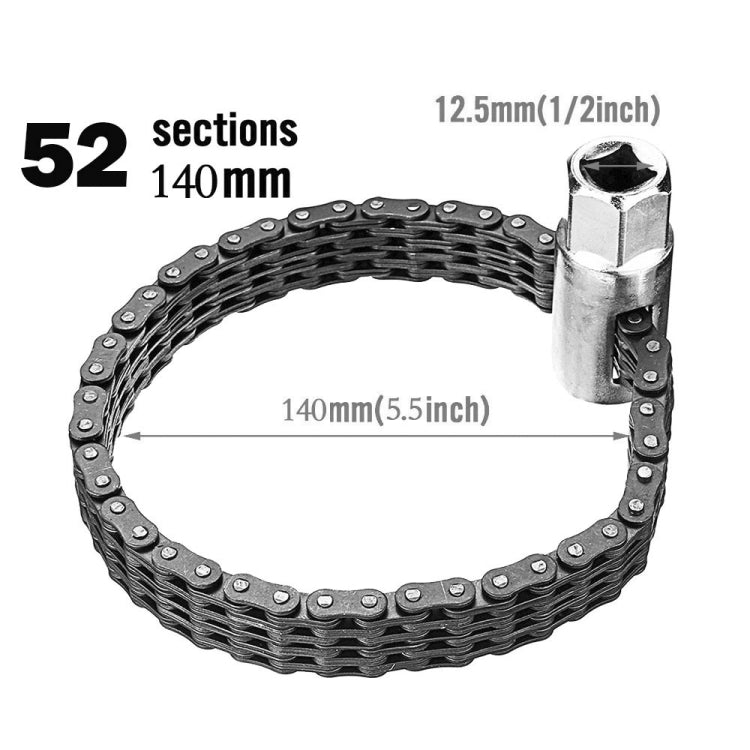 油過濾器鏈扳手扳手卸妝器可調節汽車修理工具