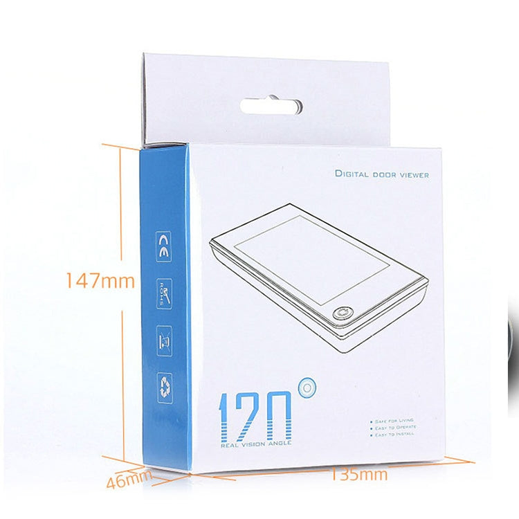 SF520A 200萬像素 無線防盜智能可視門鈴帶3.5英寸显示屏