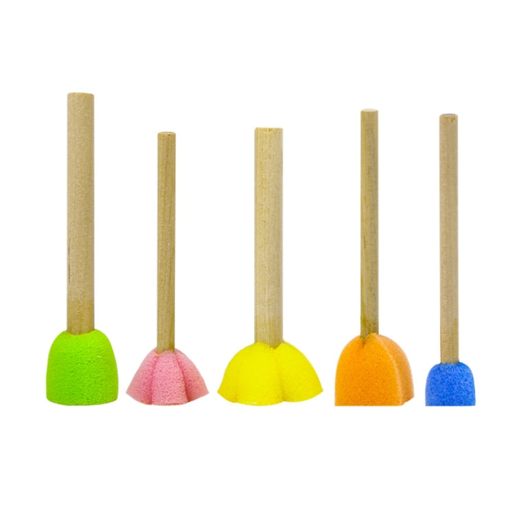 5件套 海綿印章 兒童DIY塗鴉用品