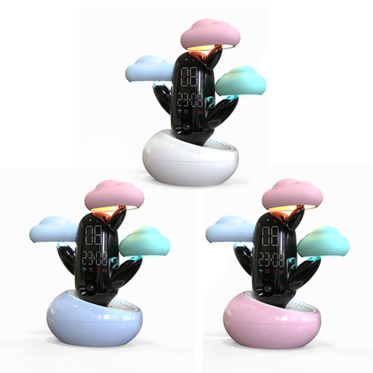 雲天氣時光燈多功能智能感應兒童喚醒鬧鐘