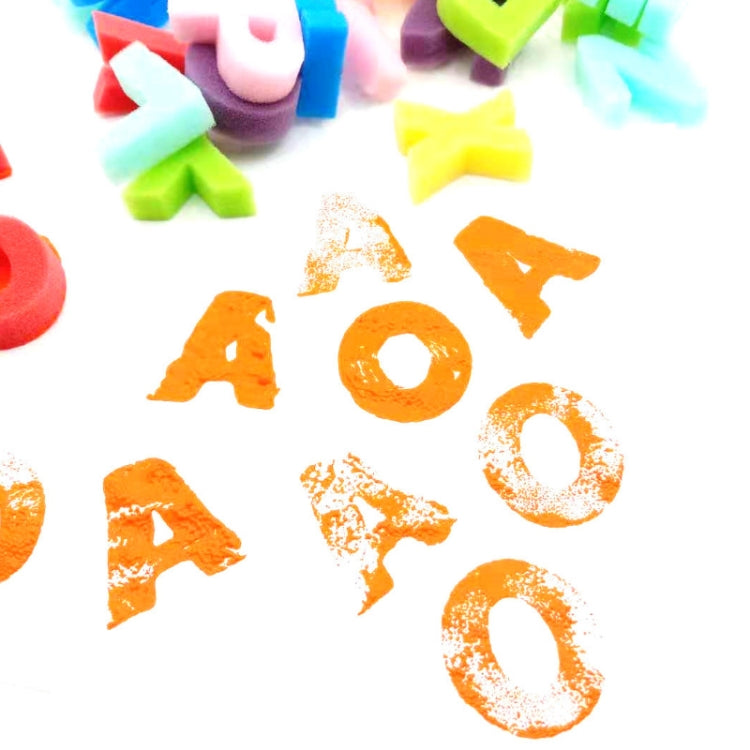 海綿畫刷 兒童美術繪畫印章工具，顏色隨機發貨