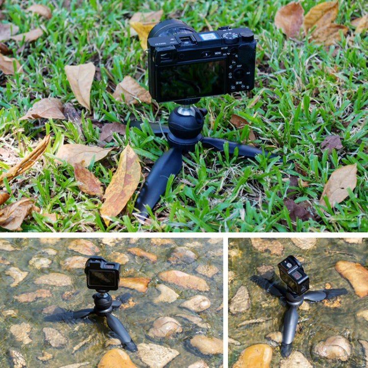 桌面三腳架便攜百變隨意調節自拍直播手機支架