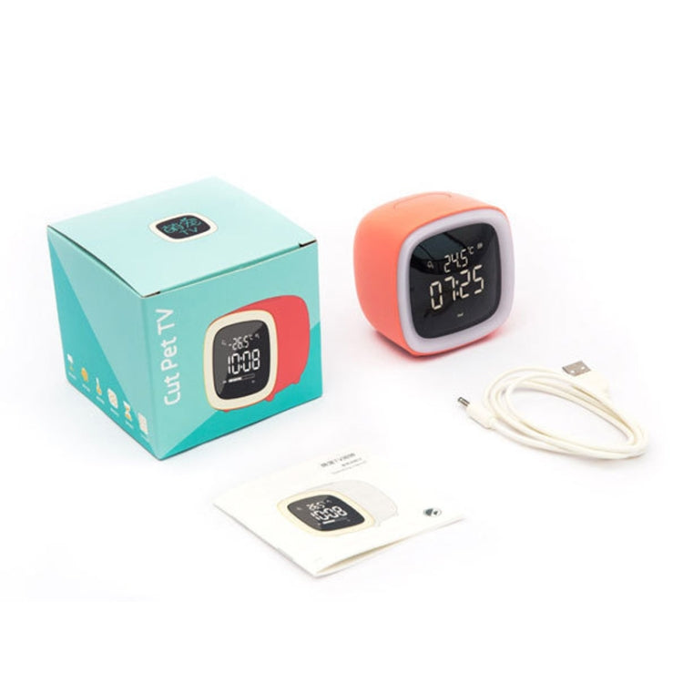 卡通鹿兒童貪睡多功能USB充電學生LED鬧鐘