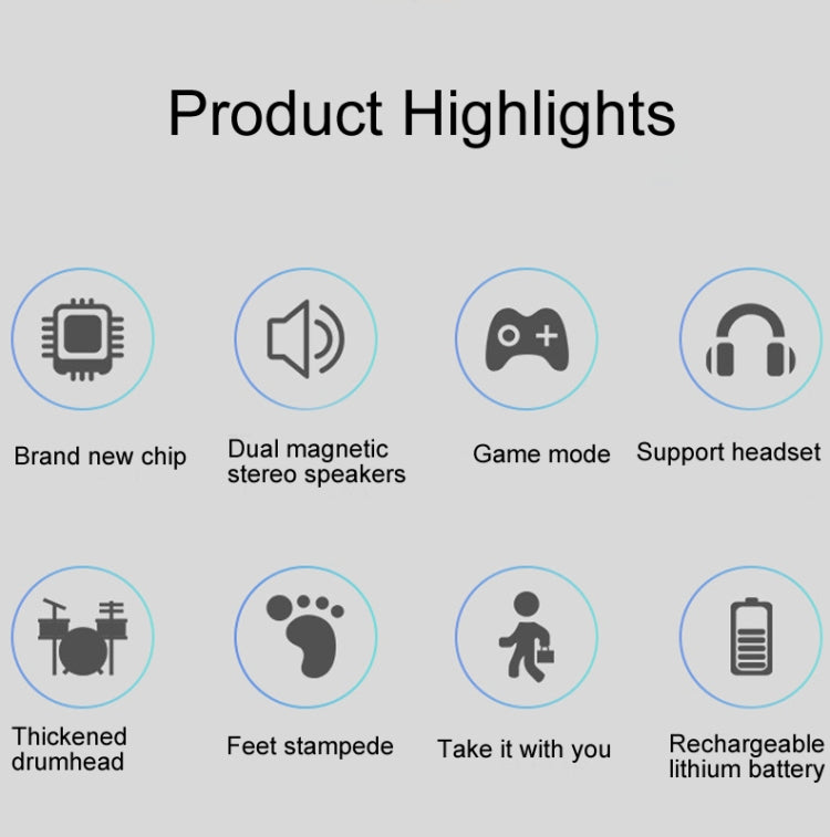 手卷架子鼓彩色电子鼓鋰電池充電硅膠架子鼓