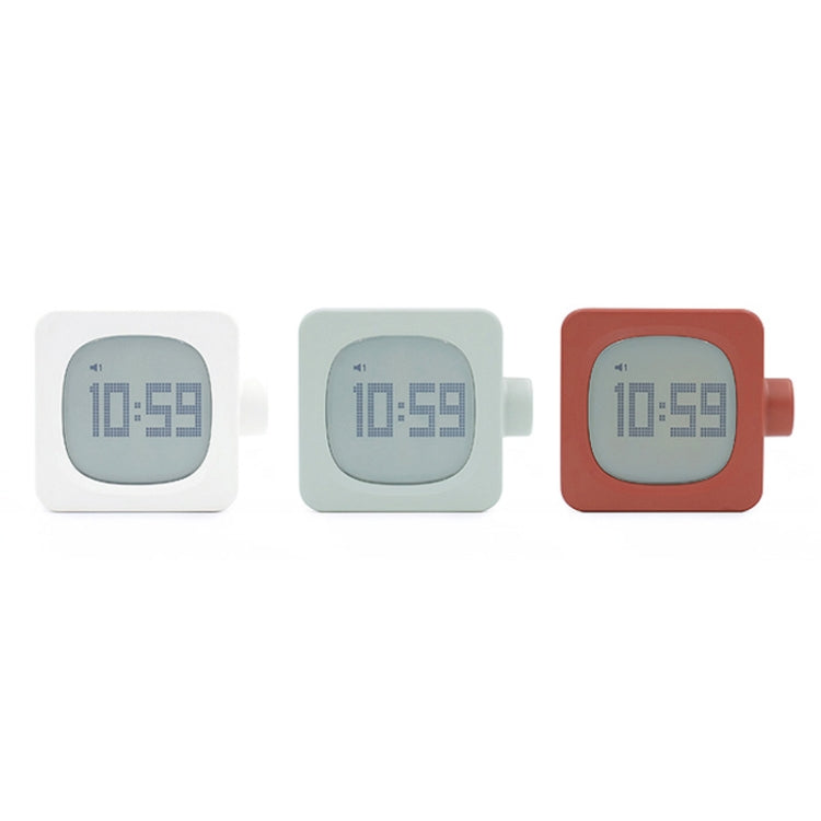 學生創意多功能靜音床頭卧室方塊鬧鐘