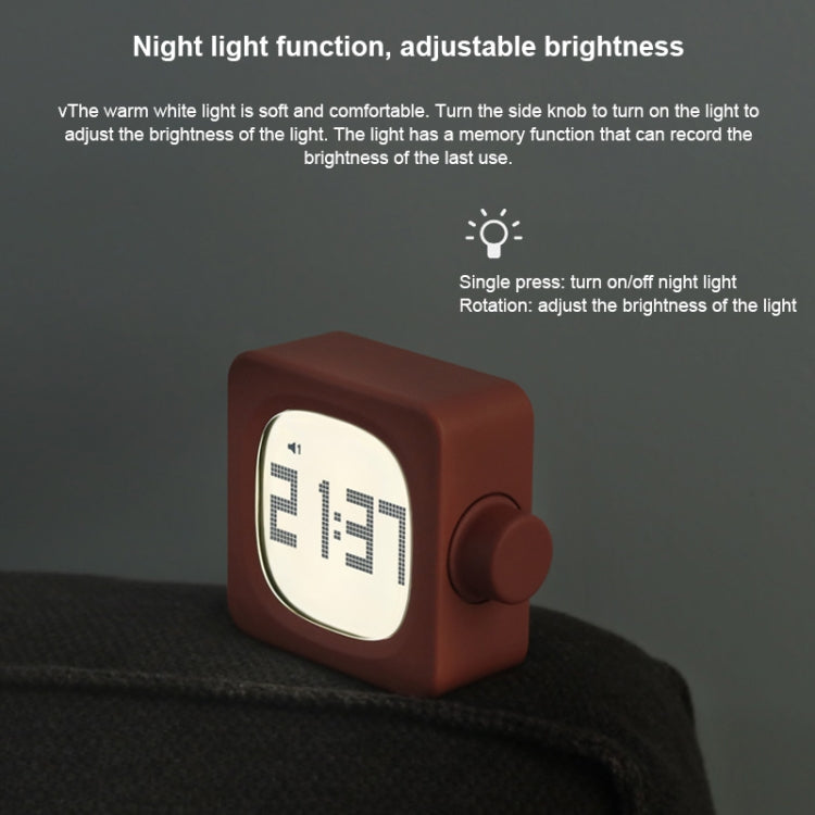 學生創意多功能靜音床頭卧室方塊鬧鐘