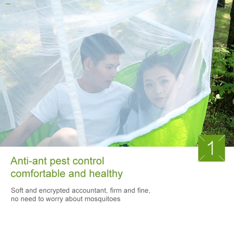 1-2人戶外蚊帳降落傘吊床露營掛睡床鞦韆便攜式雙人椅 260 x140cm