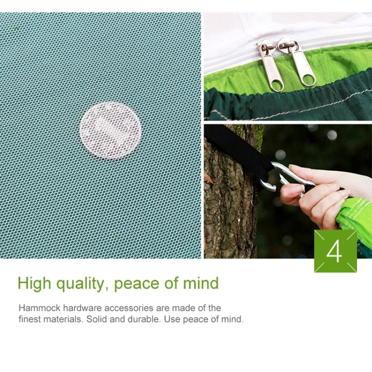 1-2人戶外蚊帳降落傘吊床露營掛睡床鞦韆便攜式雙人椅 260 x140cm