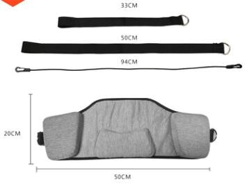 時尚便攜式頸部疼痛緩解放鬆吊床頸部按摩器泡沫午睡睡眠枕墊適用於家庭辦公室