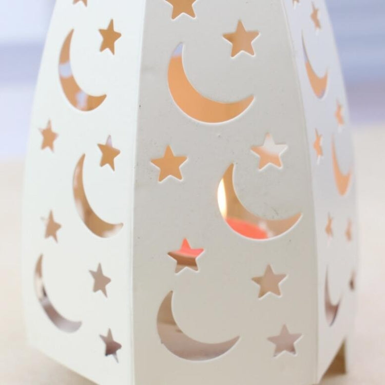 鐵藝小夜燈田園復古風燈燭台擺件