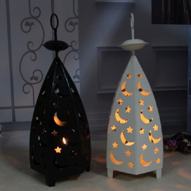 鐵藝小夜燈田園復古風燈燭台擺件