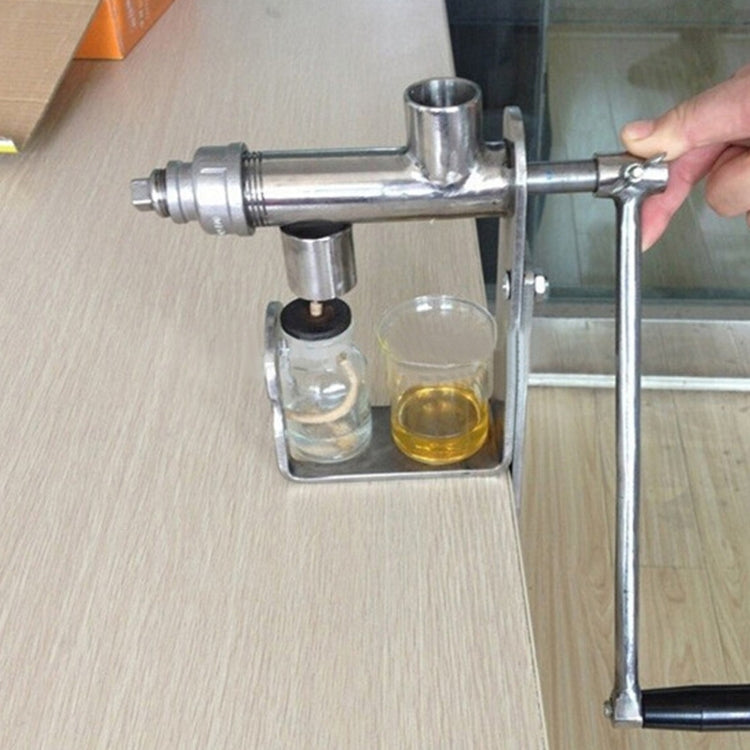 手動花生堅果種子油壓機手搖榨油機