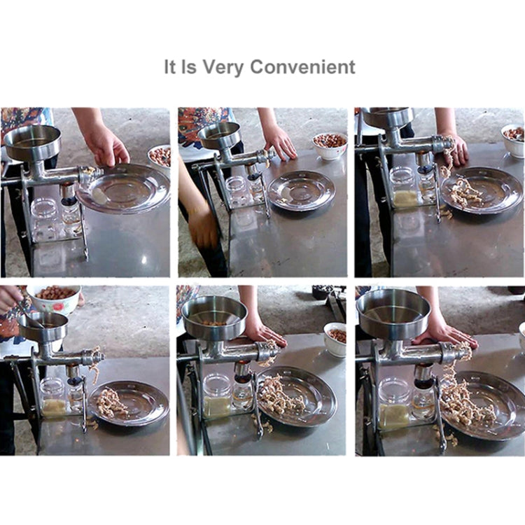 手動花生堅果種子油壓機手搖榨油機