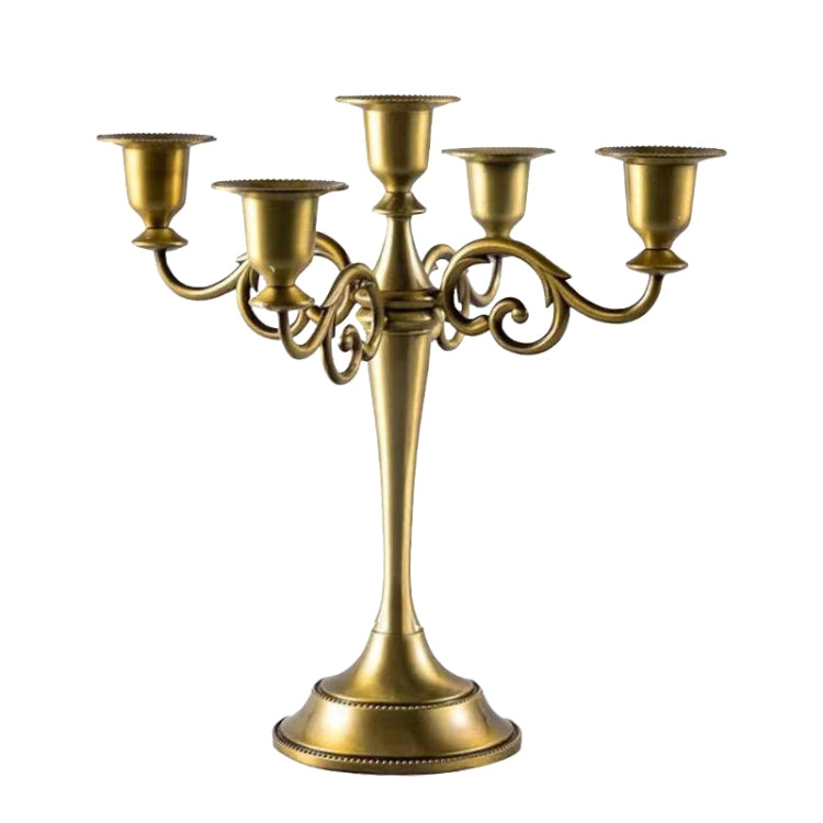 復古燭台家居擺件 客廳咖啡廳主題餐廳飾品燭光晚餐道具禮品