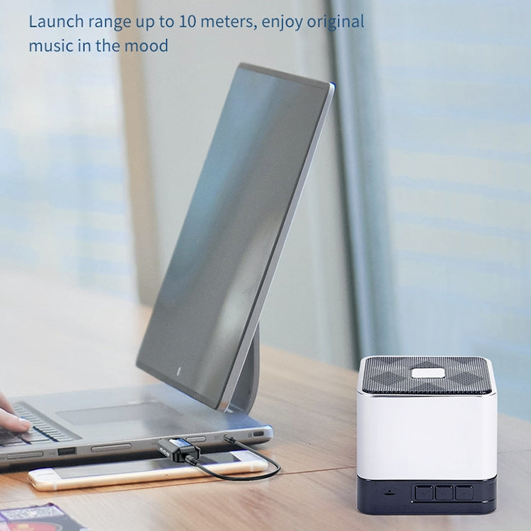 BT201 藍牙5.0 二合一USB藍牙音頻接收發射器 帶LCD显示屏