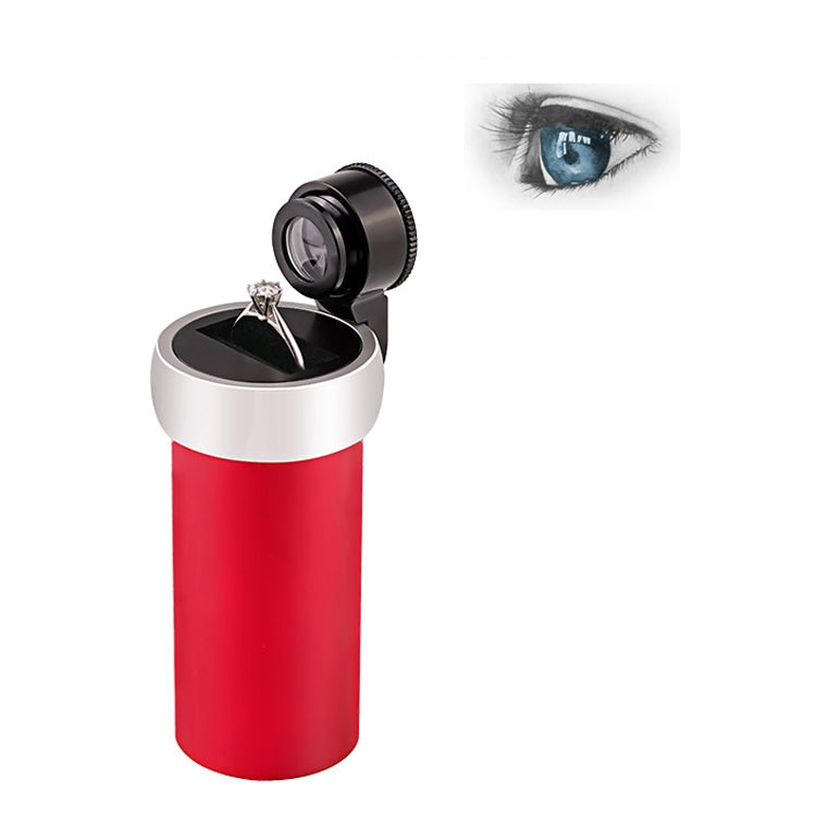 10倍高清光學玻璃鏡片鑽石GIA腰碼專業珠寶腰棱編碼鑒定放大鏡 顏色隨機發貨