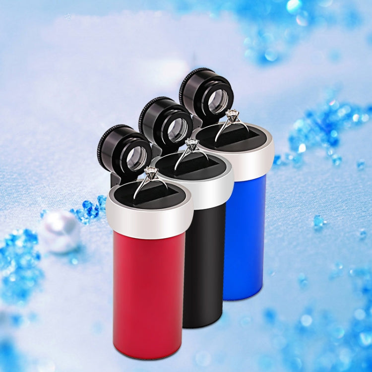 10倍高清光學玻璃鏡片鑽石GIA腰碼專業珠寶腰棱編碼鑒定放大鏡 顏色隨機發貨