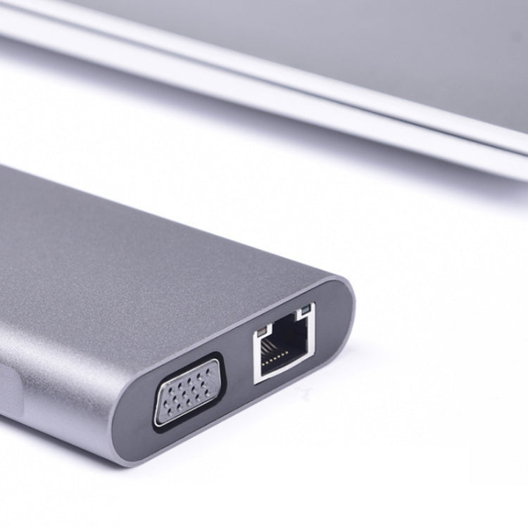 10合1 Type-C 多功能擴展塢 PD快充集線器