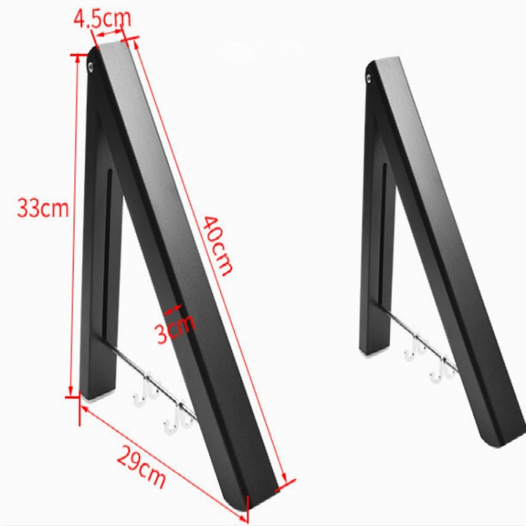 多功能太空鋁隱形晾衣架