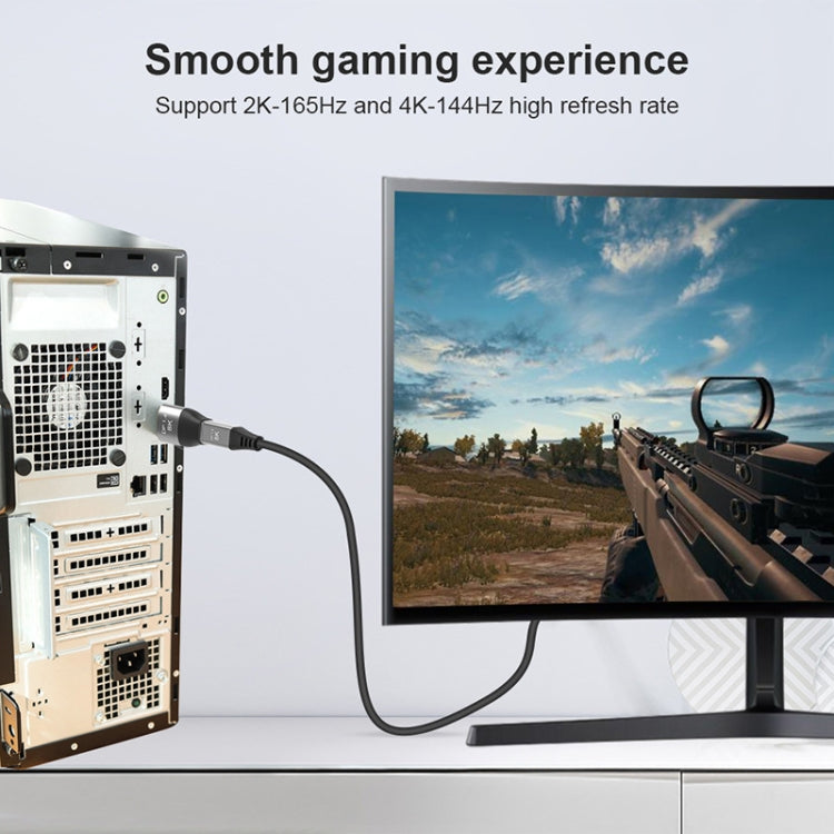 DP1.4 8K DP公頭 轉 Mini DP母頭雙向互轉高清轉換頭