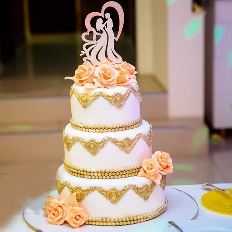 2件一賣 翻糖蛋糕硅膠模具 鏤空浮雕邊框鏡框復古相框模