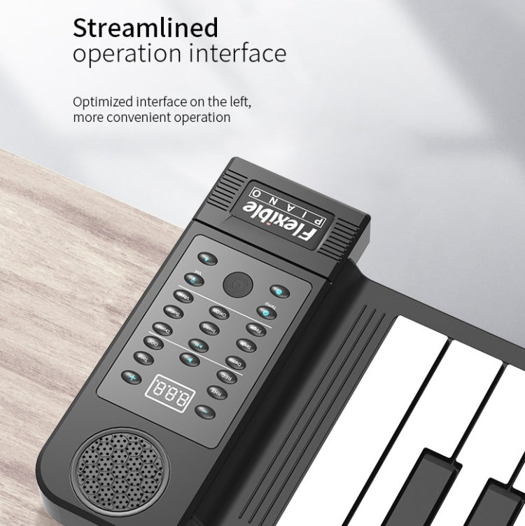 PN61S 61鍵手卷可摺疊鋼琴 加厚便攜初學者鍵盤