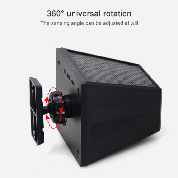 N911F 129分貝 無線遙控太陽能人體感應聲光報警器