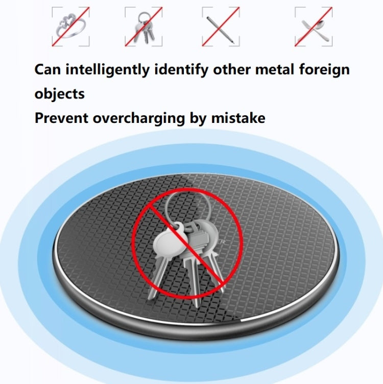 K8 10W 通用鋁合金手機無線充電器