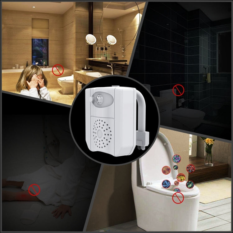 16色馬桶燈UV紫外線消毒殺菌衛生間創意燈