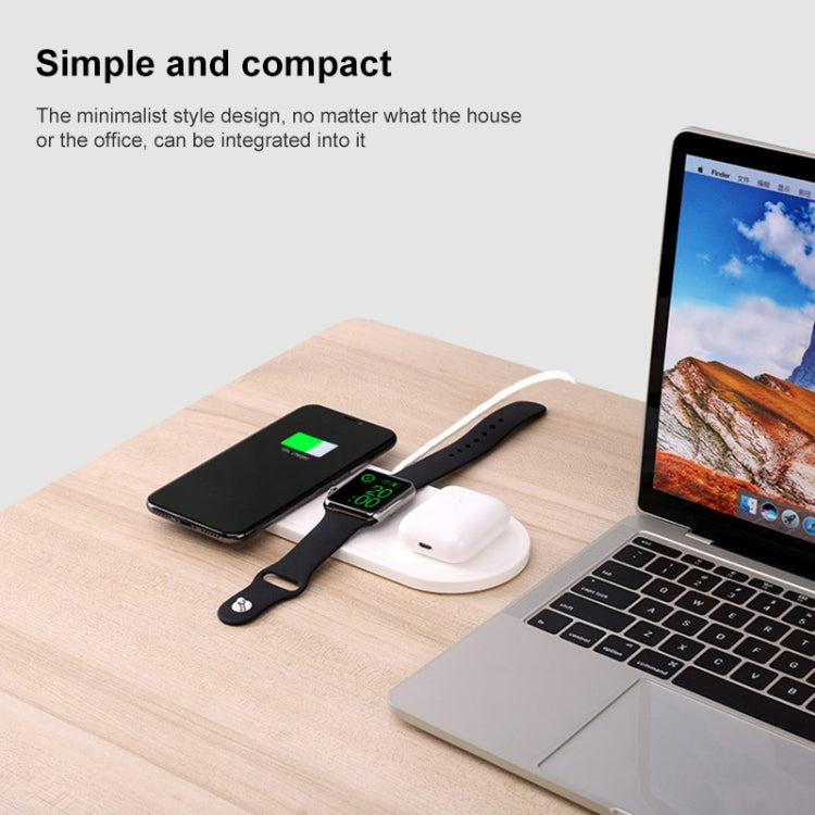 KT-W50A8 三合一 10W 多功能支架無線充電器 適用iPhones / iWatch / AirPods