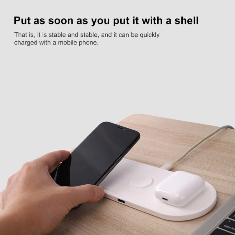 KT-W50A8 三合一 10W 多功能支架無線充電器 適用iPhones / iWatch / AirPods