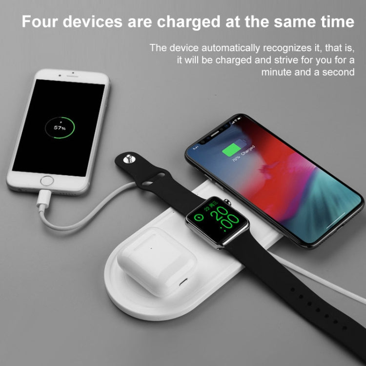 KT-W50A8 三合一 10W 多功能支架無線充電器 適用iPhones / iWatch / AirPods