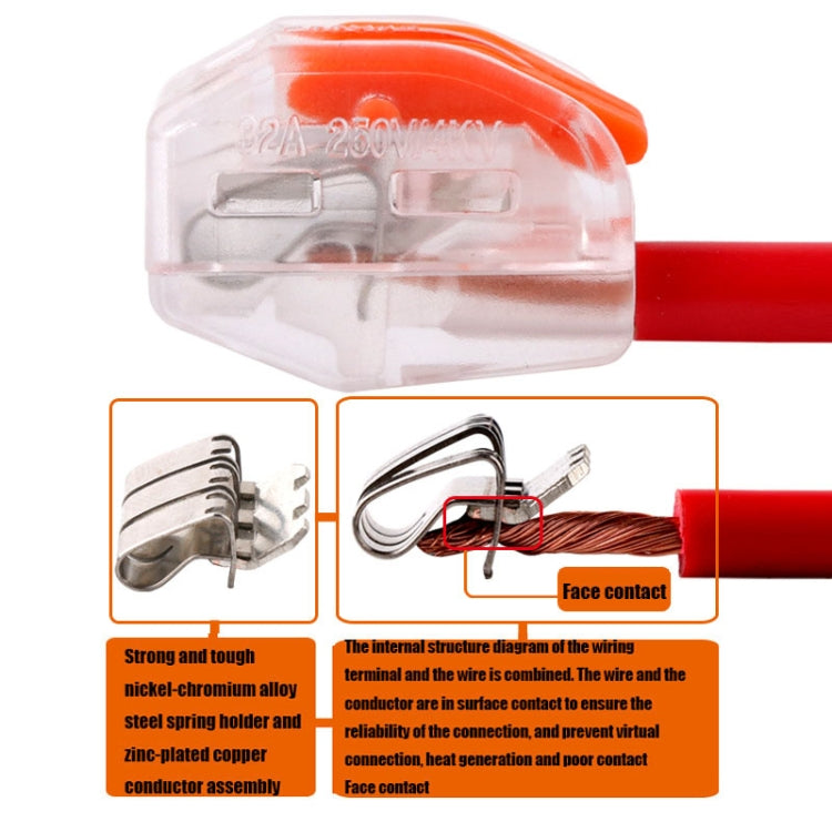 10個一賣 VSE-413W 塑料接線端子家用布線端子導線連接器