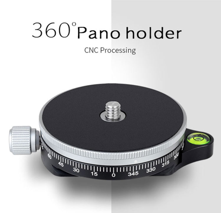 喜樂途 TPC60 360度旋轉全景雲台三腳架夾座單反相機底座板