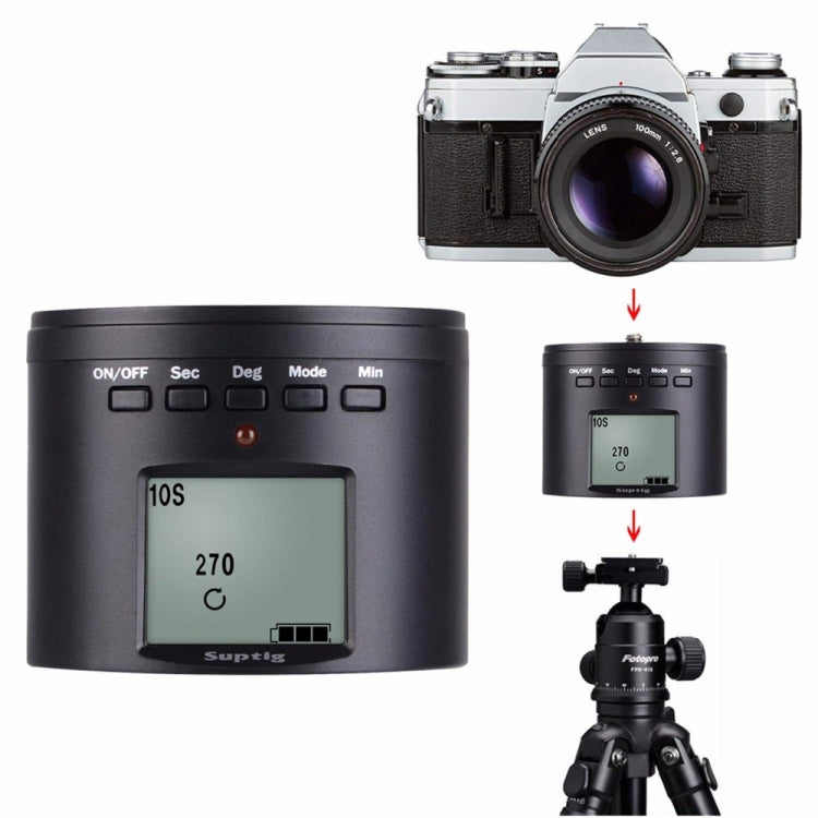 suptig RSX-350 電動雲台360度电子轉盤適用於Gopro Hero 9 8 7 6 5